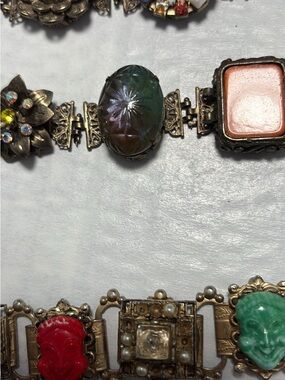 Vintage Selro Seline Happy Mask Bracelet